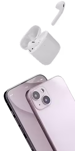 наушники и телефон